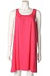 C & C California Women's Basic Tara Tank Dress Pink Size, Large