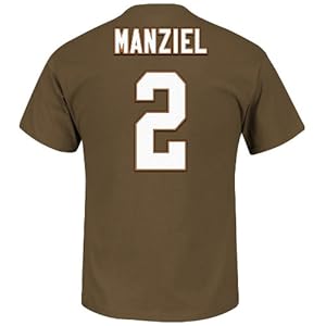 Cleveland Browns Johnny Manziel #2 T-Shirt by Majestic (Medium)