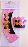 12 x One Direction Cupcake wraps design in pink