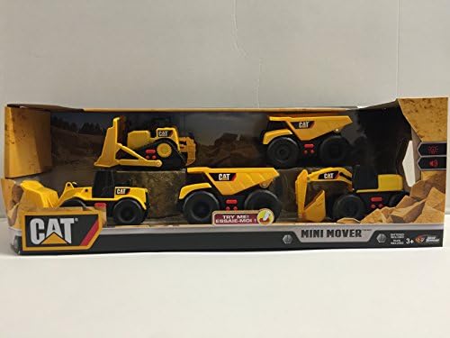 CAT Mini Mover Construction Vehicle Set of 5 - 2016 Edition