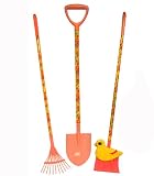Midwest Gloves and Gear MWG9P03, 3 Piece Kids Posey Long Handle Garden Tool Set