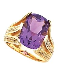 Ann Harrington Jewelry 14k Yellow Gold 14x10 mm Cushion Ring Setting
