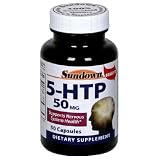 Sundown 5-HTP, 50 mg, 50 Capsules (Pack of 2)