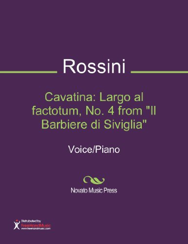 Cavatina: Largo al factotum, No. 4 from 