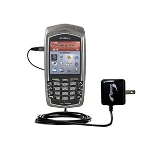 Rapid Wall / AC Charger for the Blackberry 7130e - Gomadic Brand w/ TipExchange Technology