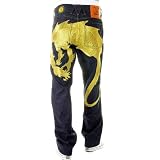 Yoropiko Gold Hungry Dragon denim jeans YORO2878