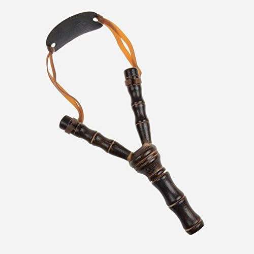 Bamboo Style Wooden Sling Shot Toys Slingshot Bow Catapult Hunting Sport Accessory For Boy