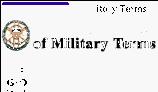 Department of Defense Military Dictionary Bundle Handheld Edition