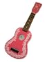 4 String Ukulele 17" Pink Flower