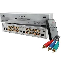 HD Ready Component Video Source Selector Switch (SW201) & a Bonus 6 Foot Component Video Cable (RGBCAB6E)