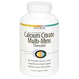 Rainbow Light Calcium Citrate Multi-Mins Food-Based Chewable Wafers, Cocoa-Berry Flavor, 45-Count Bottles (Pack of 2)