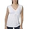 Juniors' Xhilaration&reg; Tie Waist and Shoulders Top - White