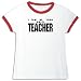 T-Shirt Ringer Woman White  I Can Be You Balti Teacher  Languaje