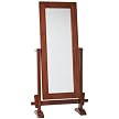 Cheval Walnut Finish Mirror