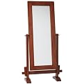 Cheval Walnut Finish Mirror