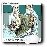 Londons Times Funny Medicine Cartoons - Prozac Overdose Case - Mouse Pads