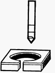 Vermont American 22599 1/4-Inch Carbide Hole/Flush Laminate Trim Router Bit