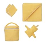 Infants' Terry 4-pc. Bath Set - Yellow