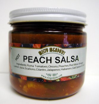 Peach Salsa 16 oz by Misty Meadows