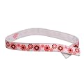 Kids Easy One-Hand Flower Belt - White