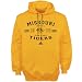adidas Missouri Tigers Gold Black & Gold Forever Hoody Sweatshirt