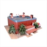 QCA Spas Model 4 Punta Cana 6 Person 47 Jet Wrap Around Lounger Spa