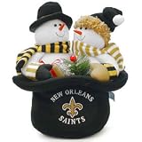 New Orleans Saints Snowmen Top Hat Show Off Your Holiday And Team Spirit
