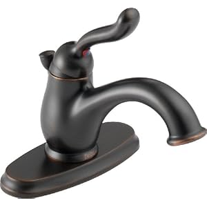 Delta 578-RB-DST Leland Single Handle Centerset Lavatory Faucet, Venetian Bronze  