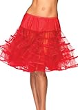 IMAGE OF 83043(Red) Crinoline Petticoat Knee Length