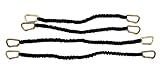 Mini Shockle Elastic Strap (4 Pack-Black)