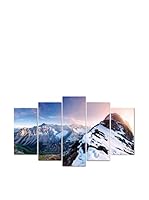 Wall Decor Fotocuadro 5 Piezas Pirámide Heavymountain