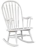 Carolina Cottage Hudson Rocker, White
