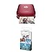 HP Sprocket Portable Photo Printer (Red) with additional 20 sheets ZINK Sticky-Backed Photo Paper