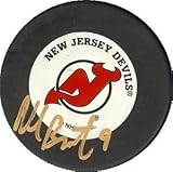 Neal Broten Autographed/Hand Signed Hockey Puck (New Jersey Devils)