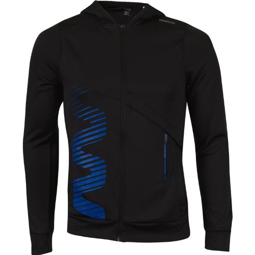 Reebok Herren Hoody Training Day Zigtech, black/buff blue f11-r, S, O43539 Preisvergleich