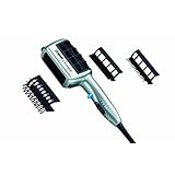 Conair Sd6is 1875 Watt Ion Shine Styler Hair Dryer with Three Attachments, Silver/black