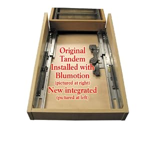 Blum Tandem Premium Undermount Slides With Integrated Soft Close Full Extension For 21