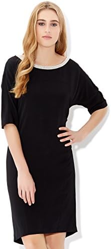 Monsoon Womens Holly Dress Size 4 Black