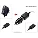 Auto-Ladekabel f�r Apple iPhone -Black Edition + Reise-Ladeger�t