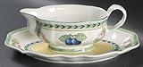 IMAGE OF Villeroy & Boch French Garden Fleurence Gravy Boat and Underplate (Relish), Fine China Dinnerware