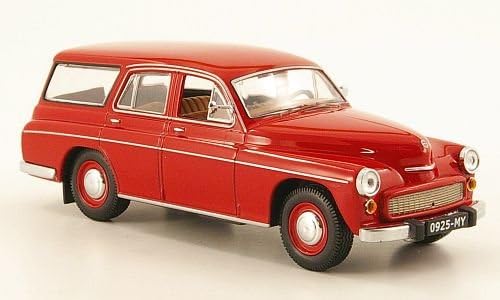 Warszawa 203 station wagon, red, 1960, Model Car, Ready-made, iST Models 1:43