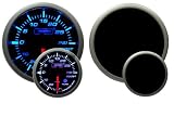 Boost Gauge- Electrical Blue/white Premium Series with Peak Recall and Warning52mm (2 1/16