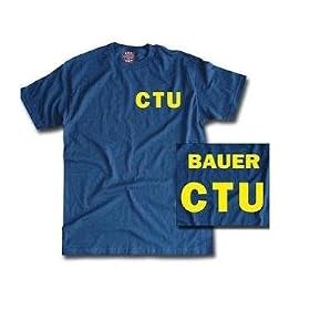 24 Twenty Four shirt CTU Jack Bauer Tshirt Blue