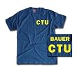24 Twenty Four shirt CTU Jack Bauer Tshirt Blue
