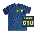 24 Twenty Four shirt CTU Jack Bauer Tshirt Blue