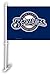 MLB Milwaukee Brewers Car Flag W/Wall Brackett