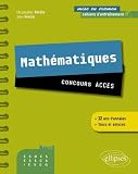 Maths Concours Acces Cahier d'Entrainement 12 Ans d'Annales