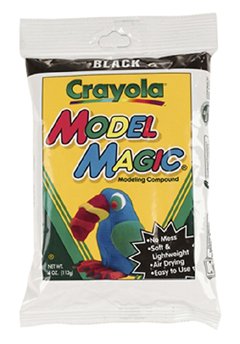 Childrens Toyshop  Toys : MODEL MAGIC 4OZ BLACK
