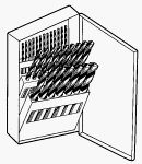 Irwin 63537 Heavy Duty 15 Piece 1/16-Inch to 1/2-Inch Black Oxide Twist Drill Bit Assortment with Metal Index