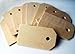 OrangeTag Wood Gift Tags / Blank Wooden Tags for Wine, Decor, Weddings (Pkg 100)